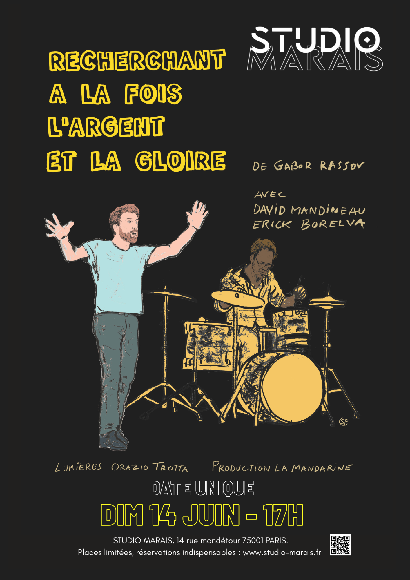 Affiche Recherchant à la fois l'argent et la gloire